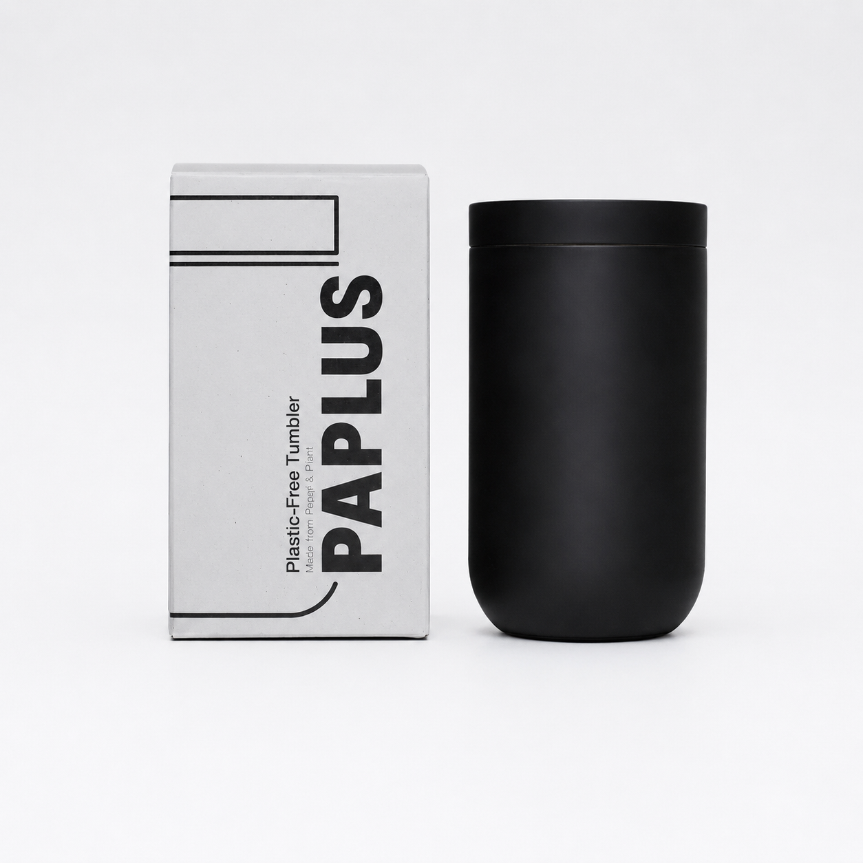 PAPLUS Plastic-Free Tumbler Black