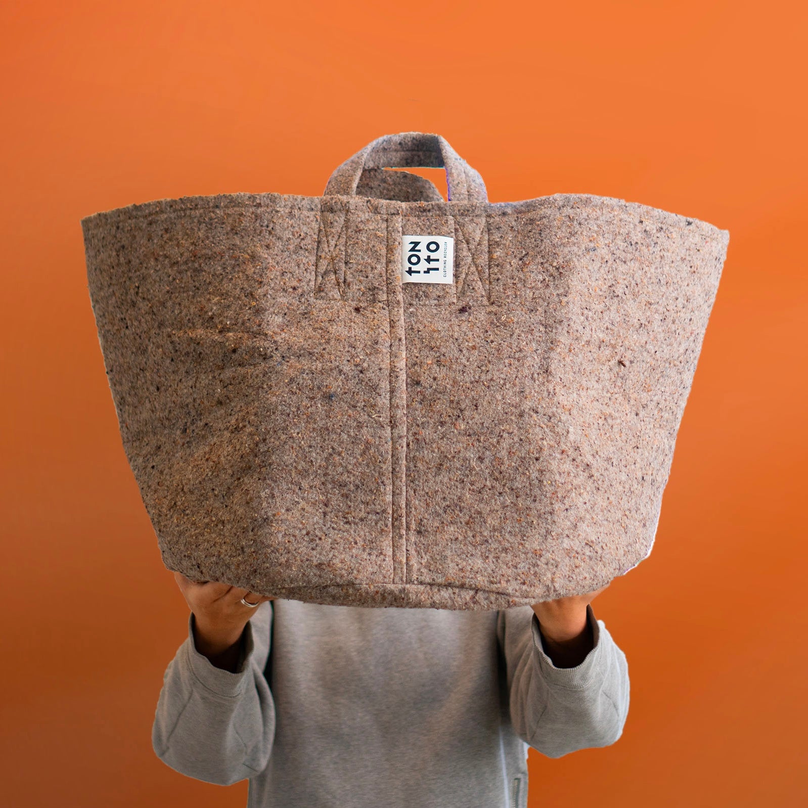 TONITO FELT POT TOTE -XL