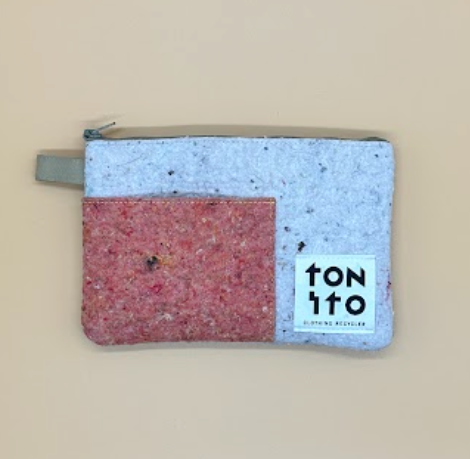 TONITO FELT POCKET POUCH - M 14×20cm フェルト ポケット ポーチ