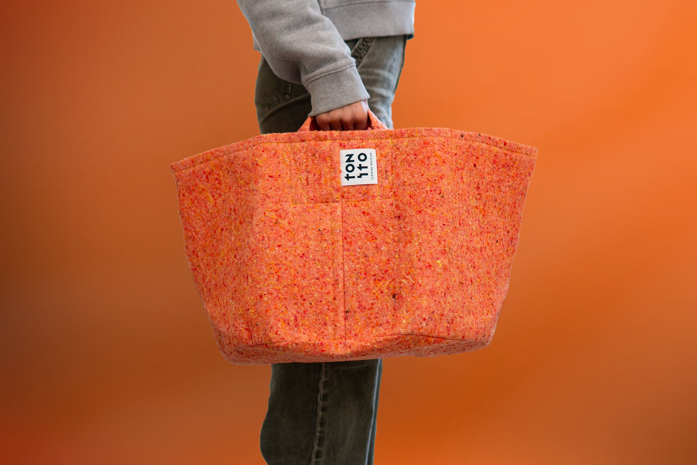 TONITO FELT POT TOTE - L