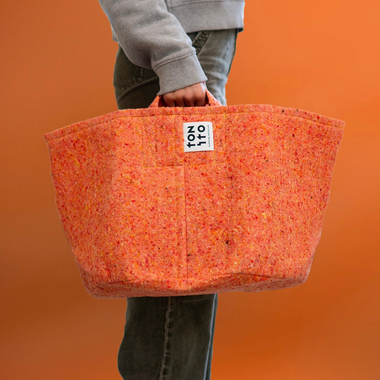 TONITO FELT POT TOTE - L