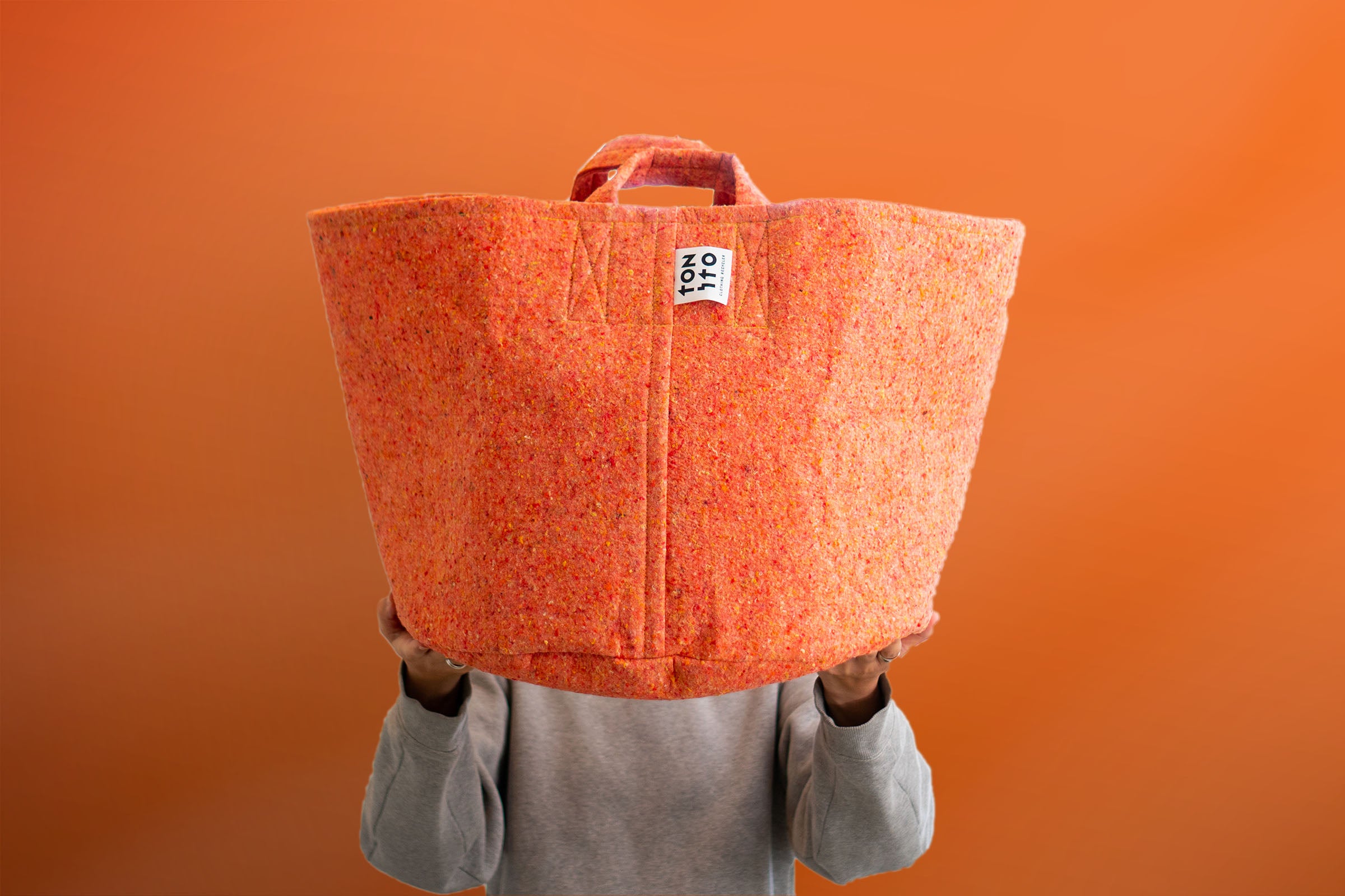 TONITO FELT POT TOTE -XL